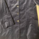 J.Crew Deep Blue Blazer with Purple Lining Photo 2