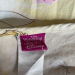 Disney  Scrub Top‎ Womens 2XL Yellow Cotton Tinkerbell Pockets Photo 5
