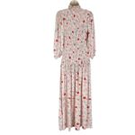 Samsoe Samsoe Sarami Floral Print Midi Dress Aop Pink Garden Size M Size M Photo 12