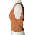 Cider  LACE V-NECK CAMI CROP TOP Photo 5