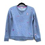 Boden USA Boden Arabella Embroidered Star Print Gray Pullover Crewneck Sweatshirt XS Photo 0