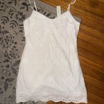 Francesca's  Dress White Mini Lace Photo 0