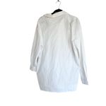 NWOT MABLE Serena Asymmetric Layered Shirt Dress In White Photo 9