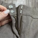 Worthington  Curvy Fit Trousers in Brown Herringbone Pattern Size 10 Petite Photo 3