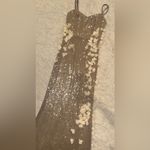 Dress the Population NEW Giovanna Sequined 3d Flower Gown Dark pearl Sz XS Photo 6