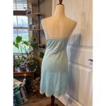 Gaymode Vintage Blue Nylon Lace Trim Slip Dress Size 34 Short Photo 1
