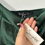 Simplee Apparel Simplee Green Silky Tank Photo 2