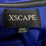 XScape  Crystal Embellished  Strapless  Evening Gown Prom Dress Maxi Blue Size 4 Photo 7