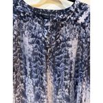 Gypsy 05 Global Village Women Silk Overlay Blouse Flowy Top Size Large Photo 3