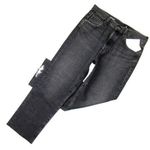 AG Adriano Goldschmied NWT Adriano Goldschmied AG Alexxis Crop in Shadow Black Straight Jeans 31 Photo 0