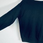 J.Crew Wrap Front V-Neck Black Top Size Small Photo 7