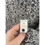 Rebecca Taylor  Silk Black White Floral Mini Tie Waist Flowy Dress Size 0 Photo 8