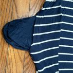 Time and Tru Navy and White Striped Tank Top Blue Size L Photo 2