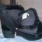 Nanette Lepore Nanette Lapore Ibiza Boot Women's Size 7.5 US Black Zippered Faux Fur Lined Photo 12