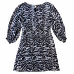 Alice + Olivia  Animal Print Patterned Dress with Open Arm Slits Photo 1