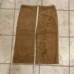 NWT Vintage Corduroy Lace Up Detail Pencil Skirt Size M Photo 6