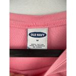 Old Navy  Pink Cotton Crew Neck T-Shirt Medium Photo 2