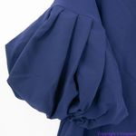 Eloquii NEW navy blue Puff Sleeve Sheath belted Dress, 20 Photo 9