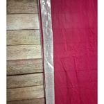 None Ethnic Scarf Shawl 30" X 90" Metallic Gold & Red Pakistani Indian Duppata Saree Photo 1