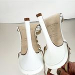 Kate Spade Sandals Womens 8.5 White Embellished Open Toe Ankle Strap Heels Photo 2