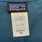 Patagonia Womens Mini Skort Inner Shorts Multiple Pocket Front Zip Teal Size 10 Photo 4