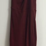 Bordeaux last chance Anthropologie one shoulder body con dress Photo 0