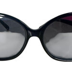 Tory Burch TY7022 Black Plastic Frame Blue Lens Square Sunglasses Photo 0