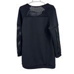 Fabletics Black Tilly L/S Neoprene Mini Dress mesh cut out details athleisure L Photo 1