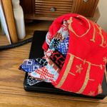 Oh Deer Lightweight Holiday Christmas Raglan Sweater Top Fair Isle Sleeves XL Jr Size undefined Photo 8