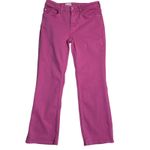 Pilcro  The Yaya Mid Rise Flare Jeans Pink Size 27 Stretch Pants Photo 3