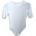 Everlane  Short Sleeve Crewneck Bodysuit White Small Photo 2