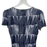 Armani Collezioni  blouse women's 4 stretch scoop short sleeve geometric pattern Photo 4