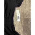 No Boundaries Black Top Medium New Stretchy Peplum Photo 1