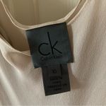 Calvin Klein  Champagne Evening Gown Maxi Dress Size 10 Ruffles Lightweight EUC Photo 1