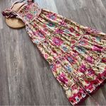 House of Harlow Nwt  1960 smocked tiered boho printed maxi dress women’s size S Photo 3