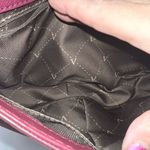 Vince Camuto  Deep Eggplant Purple Suede & Leather Saddle Bag, Fringe Tassel Photo 12