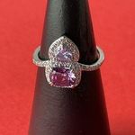 Bomb Party RBP6850 “Always a Possibility” Cubic Zirconia on Rhodium Sz7 Ring NWT Photo 0