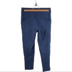 Betabrand  - Dress Pant Yoga Pants Blue Chevron -SP Photo 1