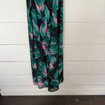 Jennifer Lopez  Women’s 8 Petite Tropical Maxi Floral Halter Dress Long Photo 4
