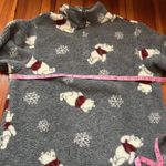 Disney Vintage The Catalog Winnie the Pooh Sherpa 1/4 Sweatshirt Sz S Photo 3