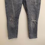 CAbi High Skinny Distressed Gray Raw Hem Jeans Style 3939 Size 4 Photo 4