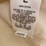 Driftwood  cream blouse embroidered balloon sleeve size L Photo 5