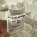 Liz Claiborne Women’s White  Bermuda Shorts Photo 3