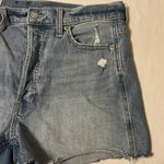 Gap  High Rise Cheeky Distressed Jean Shorts Sz 30/10-VGUC Photo 4