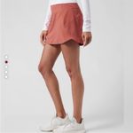 Athleta  Run with it 14” Skort Rust Mini Skort Photo 1
