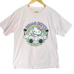 Hello Kitty  Women's‎ T-Shirt Pink Car Graphic Print Sanrio Medium Photo 0