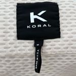 Koral Activewear Bare Knuckle Netz cream zip up athleisure jacket size M medium Photo 14