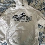 Misquamicut State beach hoodie White Size L Photo 1