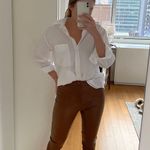 ZARA Vegan Leather Pants/Leggings Photo 0
