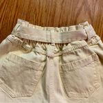 SWS Denim Company Organic Cream White High Rise Denim Shorts Womens Medium Photo 9